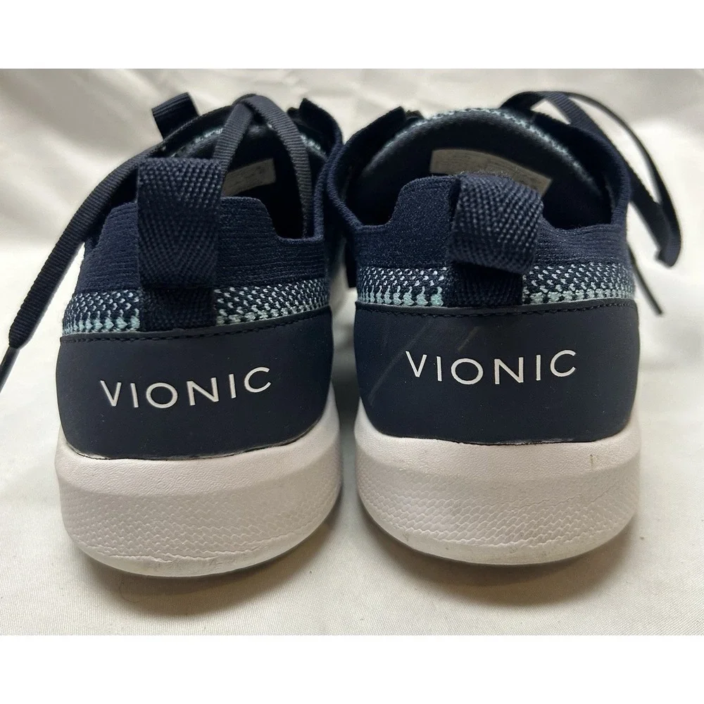 Vionic Lenora Sneakers Womens  Size 7 Teal Blue Lightweight Comfort Arch Support